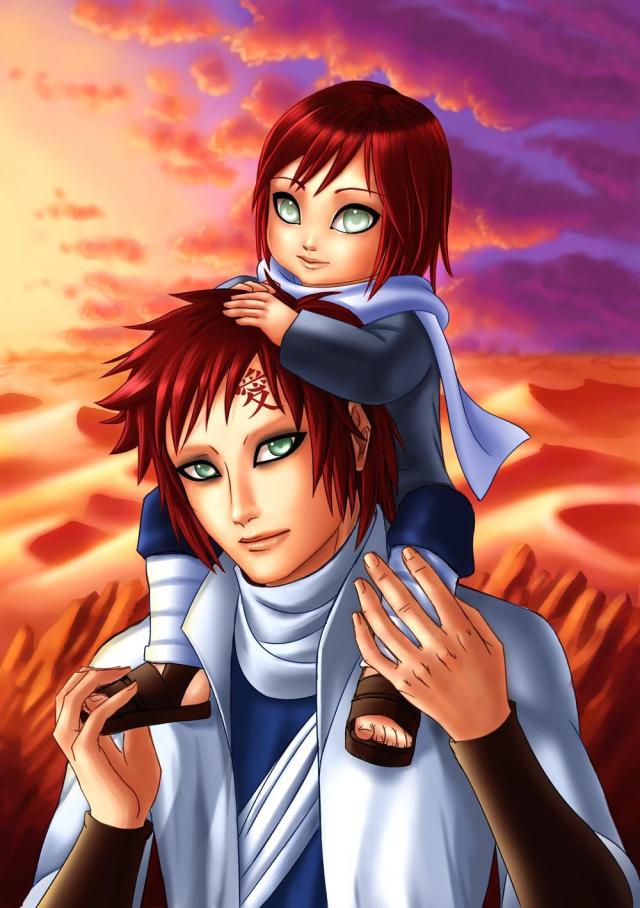 Gaara-sama and his daughter